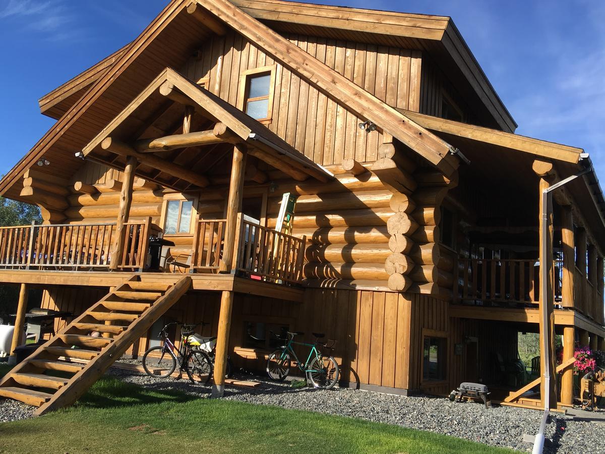 Sawing Logzz Cabin Copper Center Exterior foto